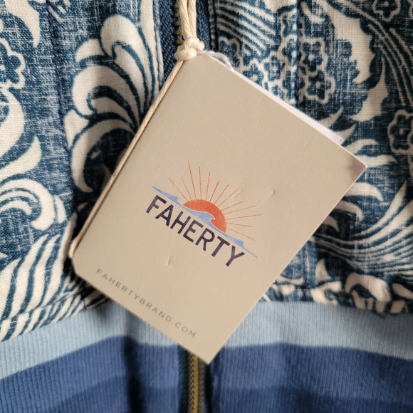 NWT Faherty Mandalay Reversible Bomber Jacket | Size S - Picture 6 of 10